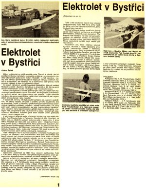 esk pohr v elektroletu, Model 9/1991